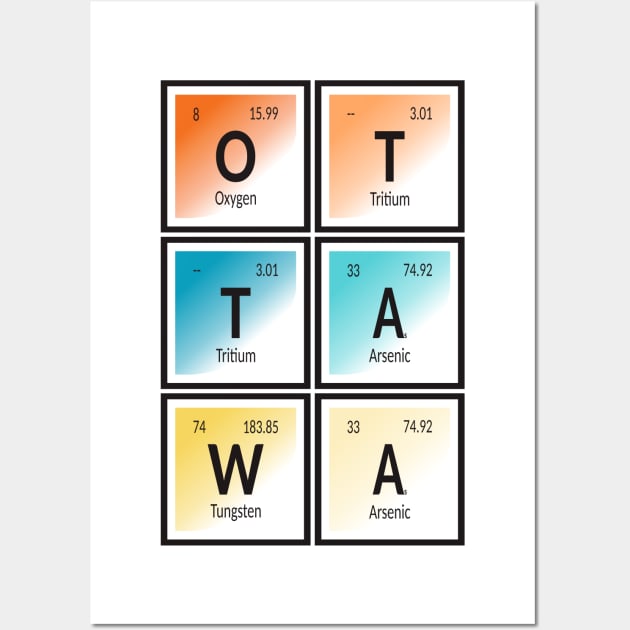 Ottawa | Periodic Table Wall Art by Maozva-DSGN